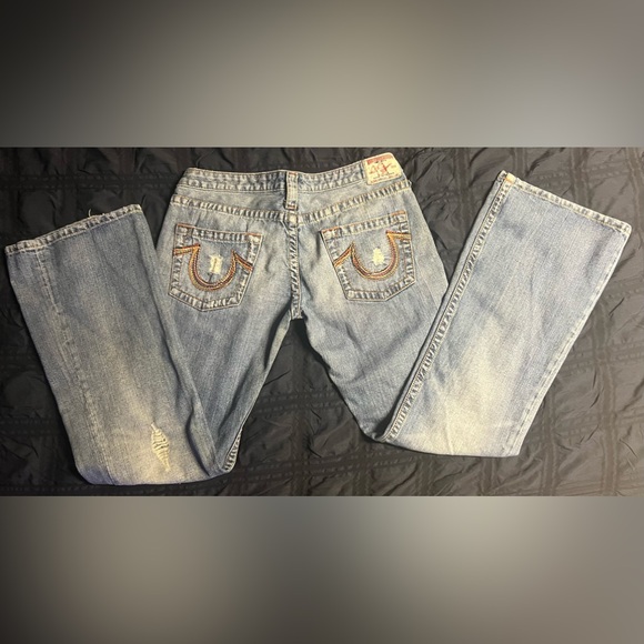 True Religion World Tour Bobby Big T flared jeans. - Picture 7 of 7